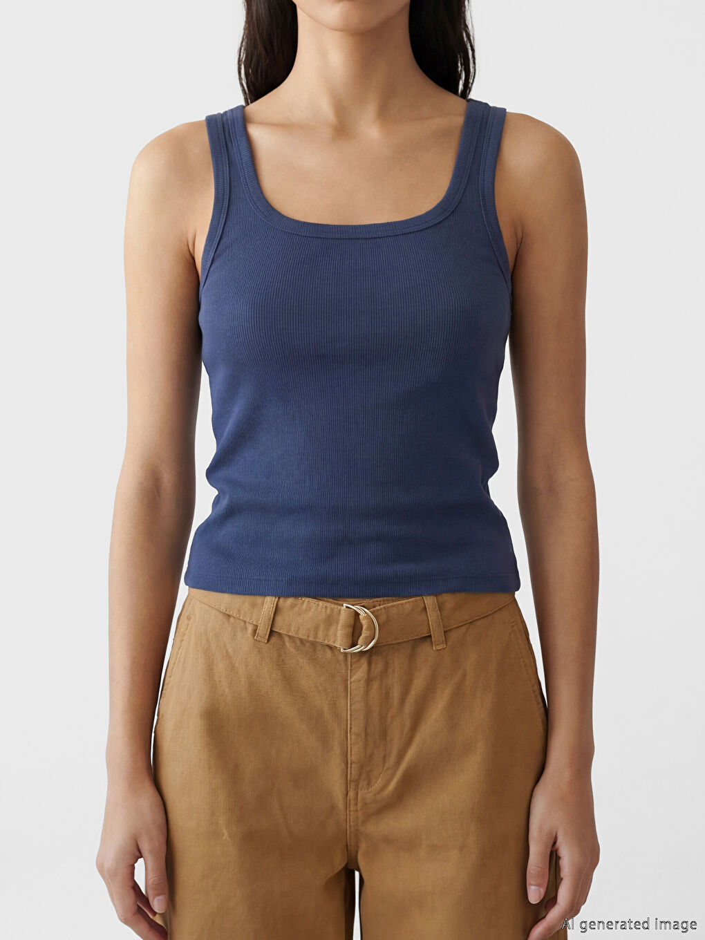 Square Neck Women's Tank Top-2