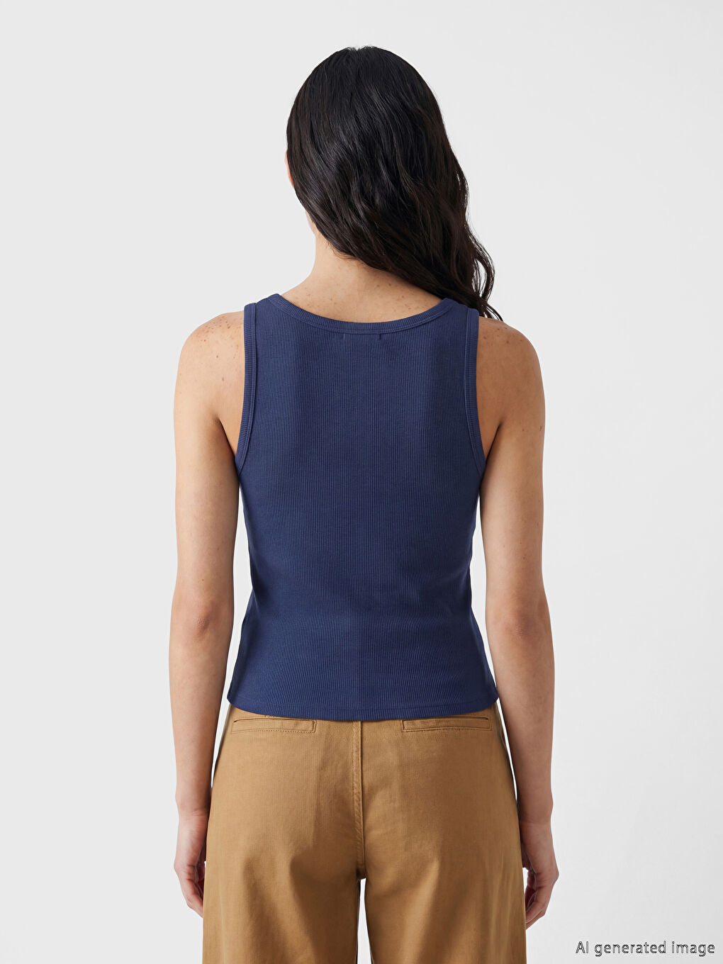 Square Neck Women's Tank Top-3