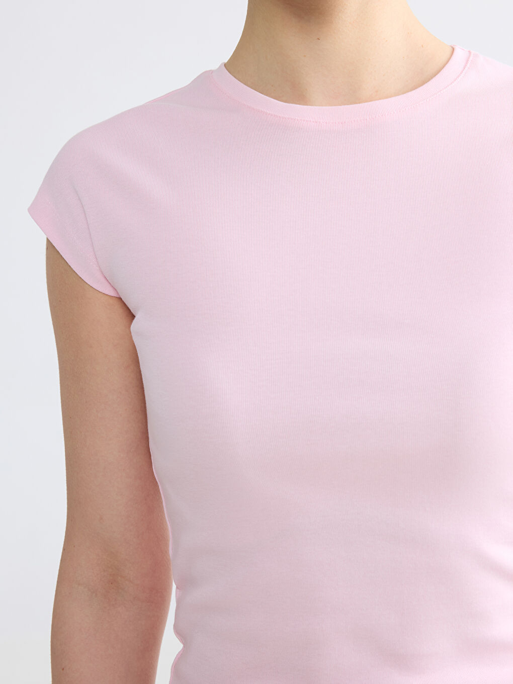 Crew Neck Women's Crop-4
