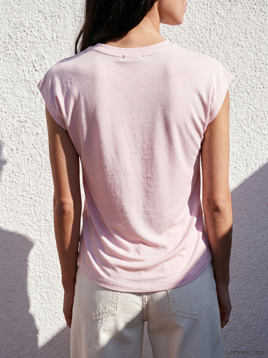 Crew Neck Women's Crop-1