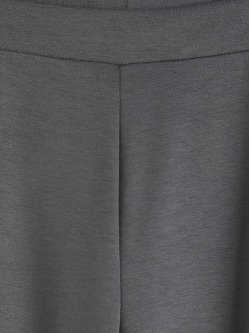 Gri Beli Lastikli Kadın Eşofman Altı-2