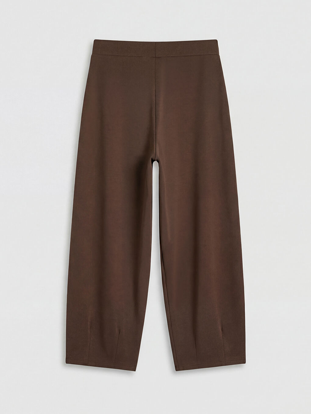 Kahverengi Yüksek Bel Wide Leg Fit Kadın Eşofman Altı-1