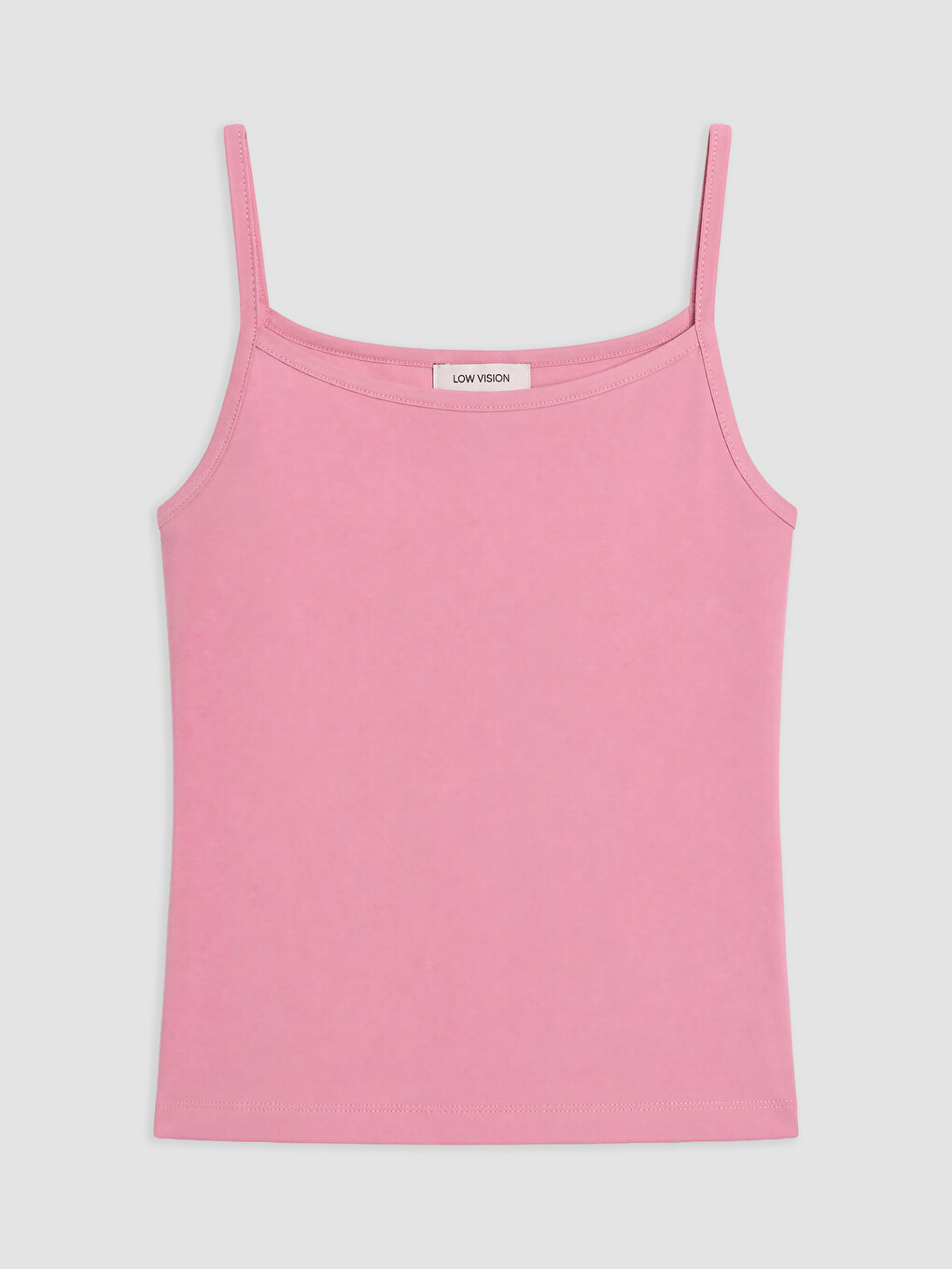 Pembe U Yaka İp Askılı Kadın Atlet