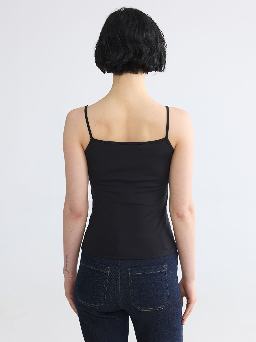 U Neck Strappy Women's Vest-3