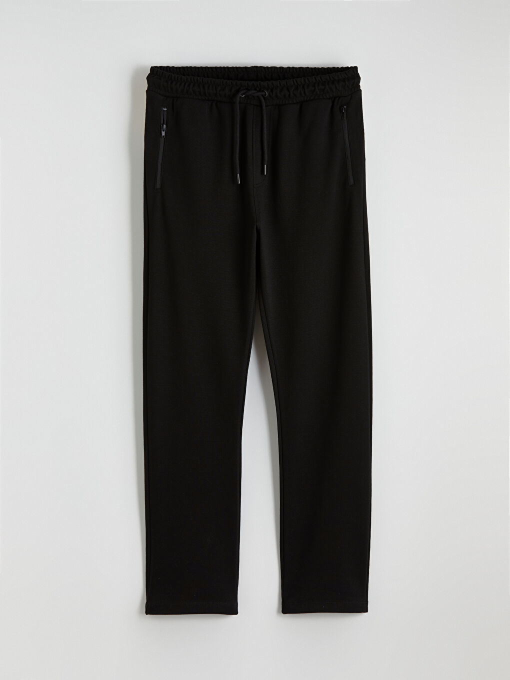 Siyah Standart Kalıp Erkek Eşofman Altı