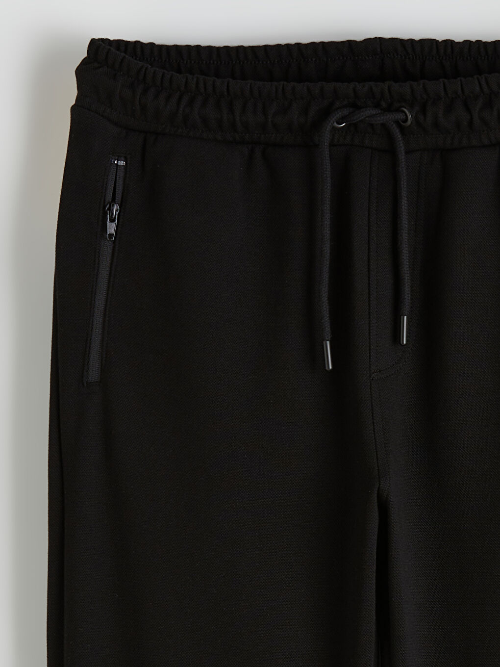 Siyah Standart Kalıp Erkek Eşofman Altı-1