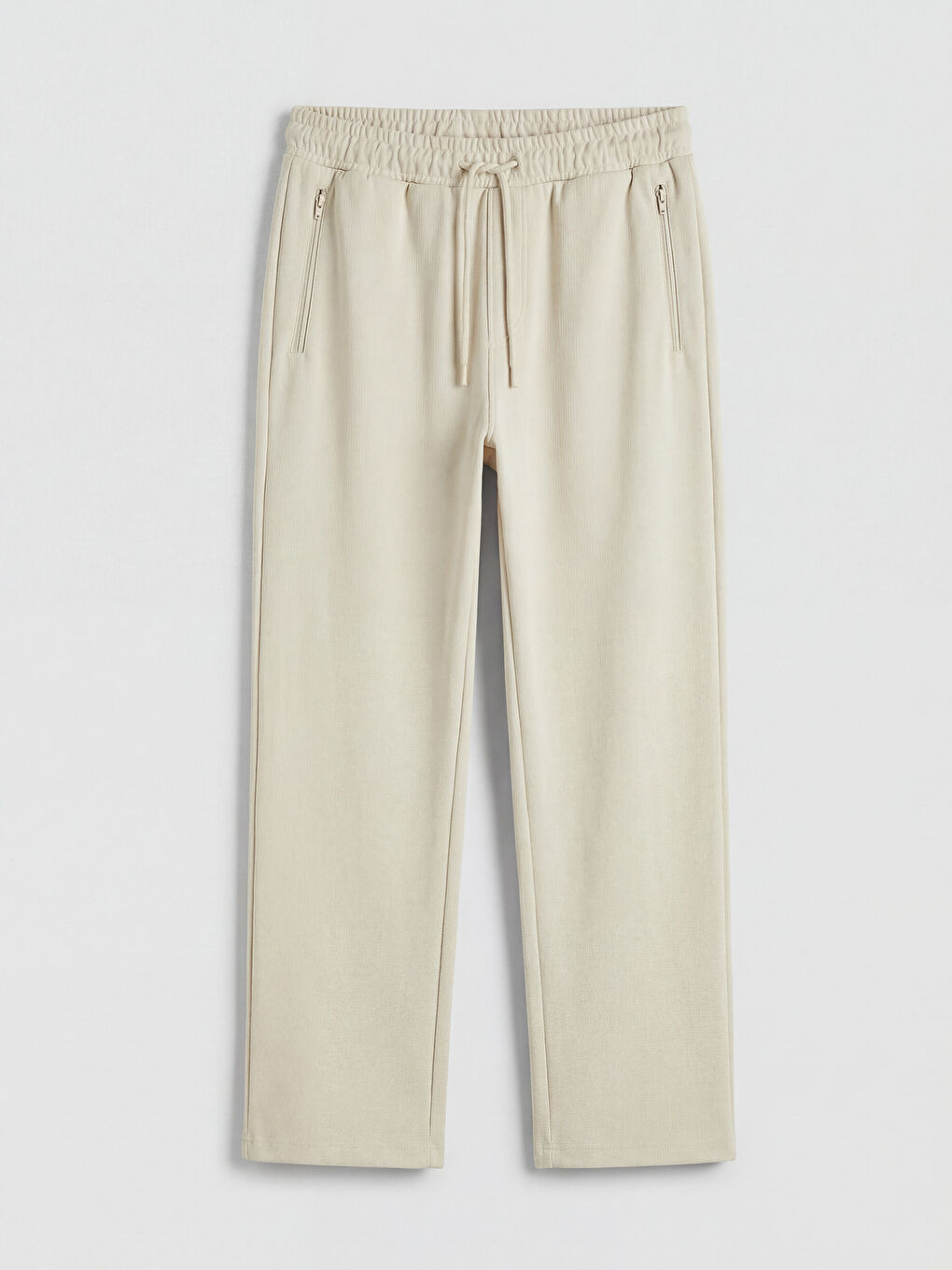 Bej Standart Kalıp Erkek Eşofman Altı