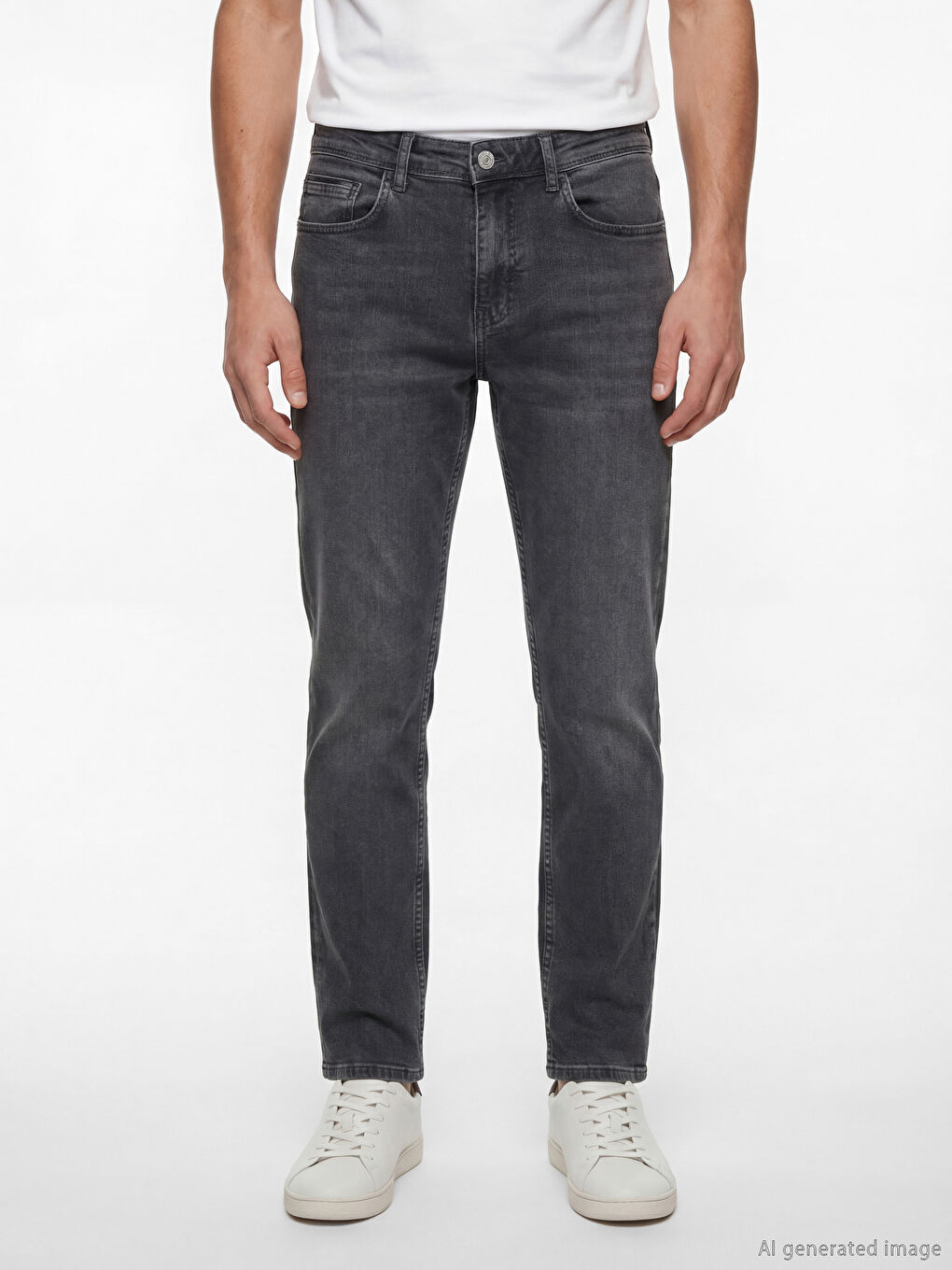Gri 779 Regular Fit Erkek Jean Pantolon-1
