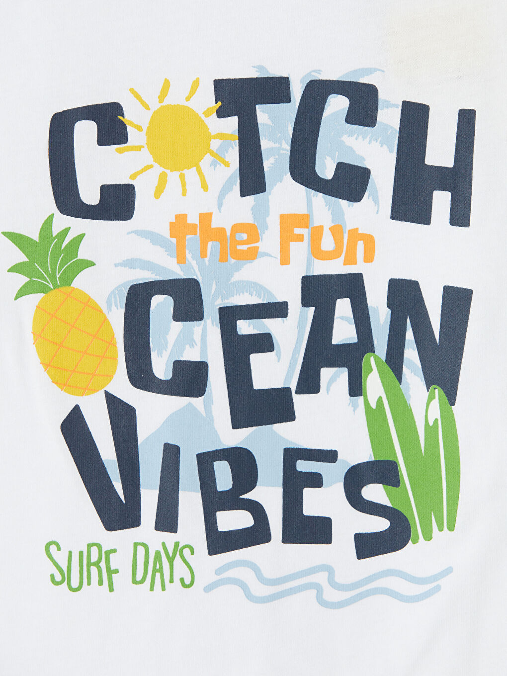 Beyaz Erkek Çocuk Şortlu Pijama Takımı-5