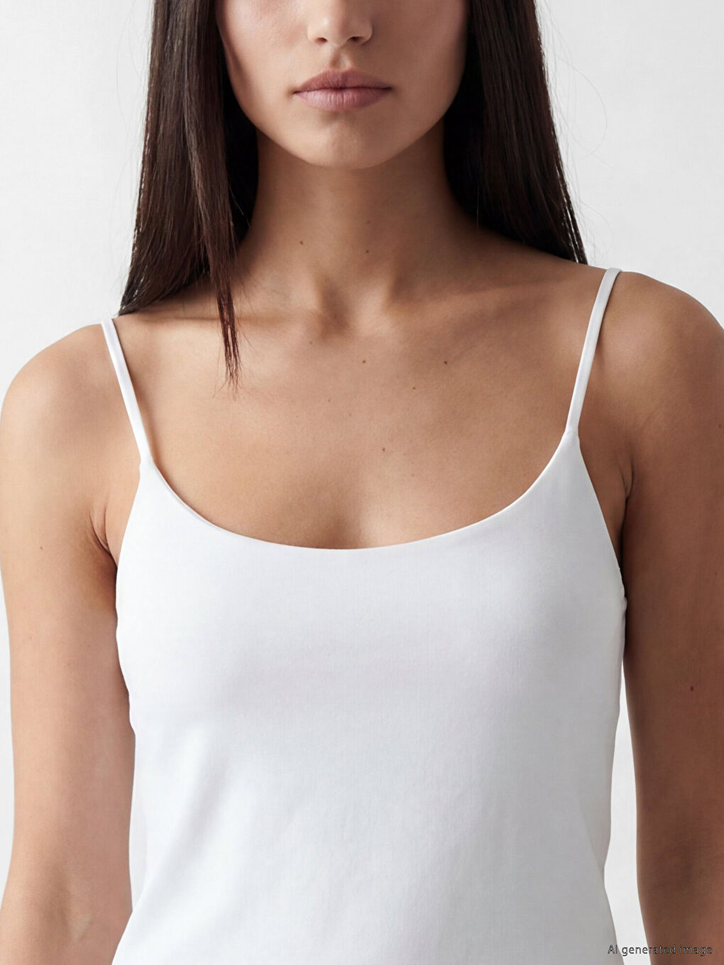U Neck Strappy Women's Vest-2