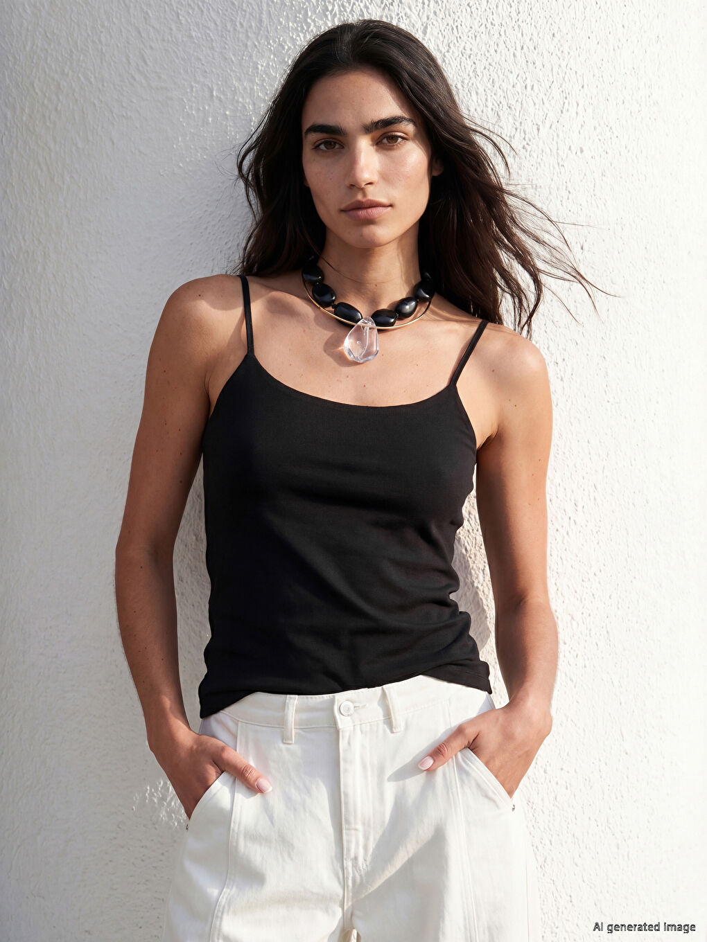 U Neck Strappy Women's Vest