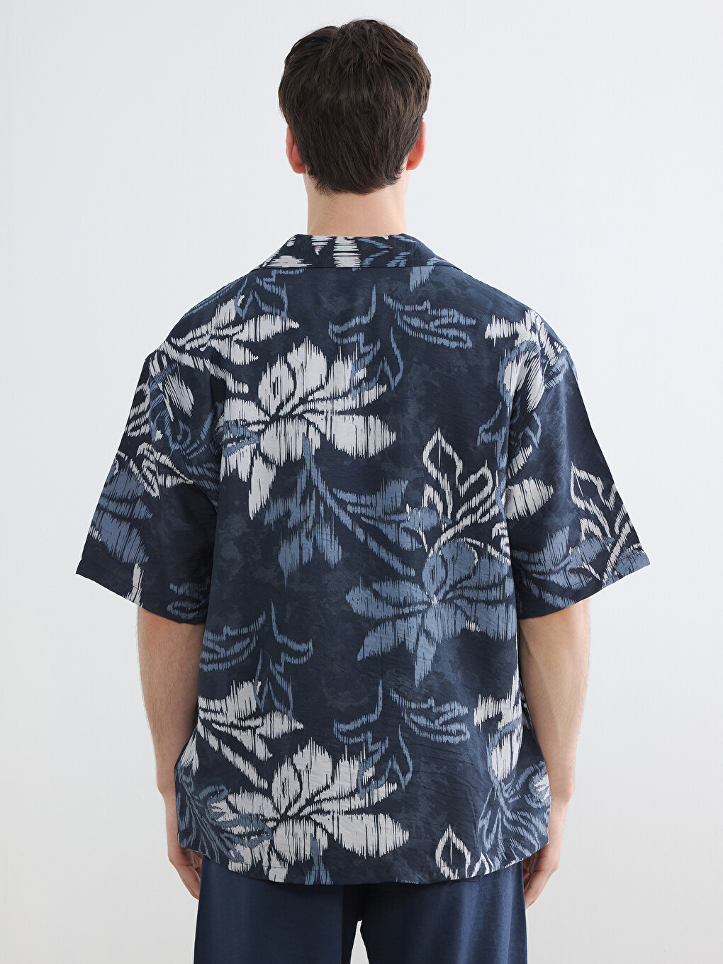 Regular Fit Patterned Men's Shirt-5