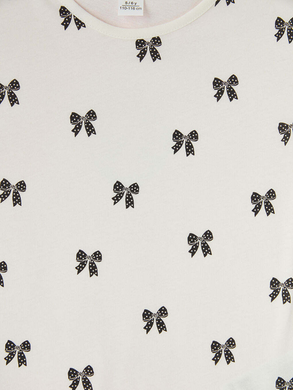 Pembe Baskılı Kız Çocuk Tişört 2'li-6