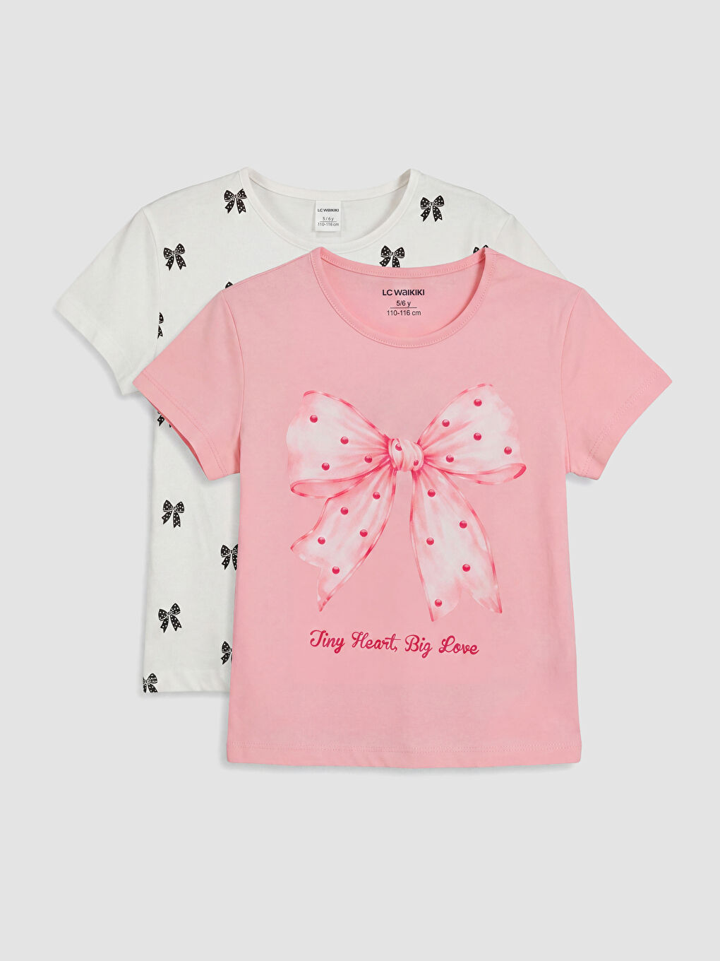 Štampana majica za devojčice 2 pakovanja