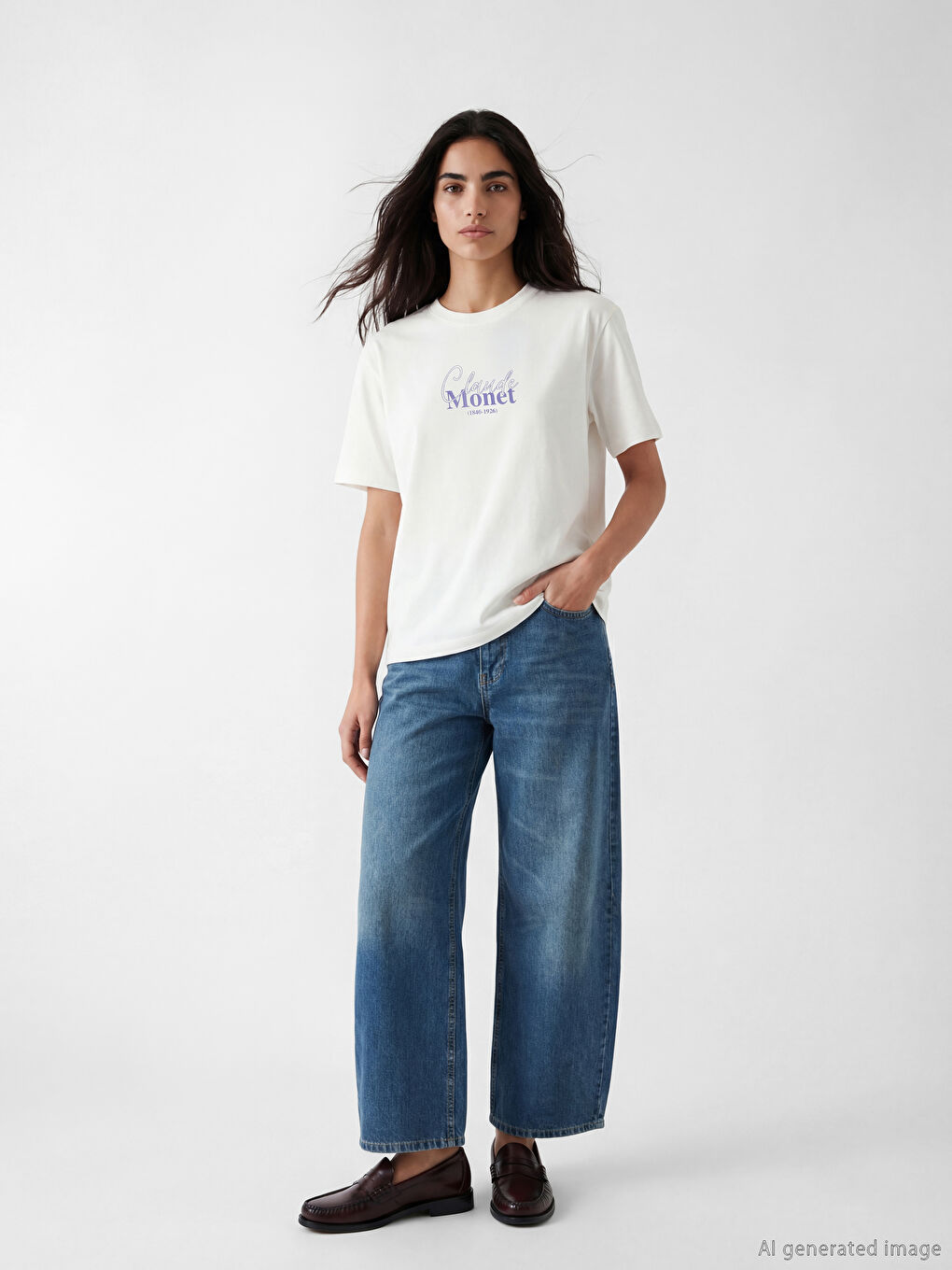 Claude Monet Printed Women's T-Shirt-1