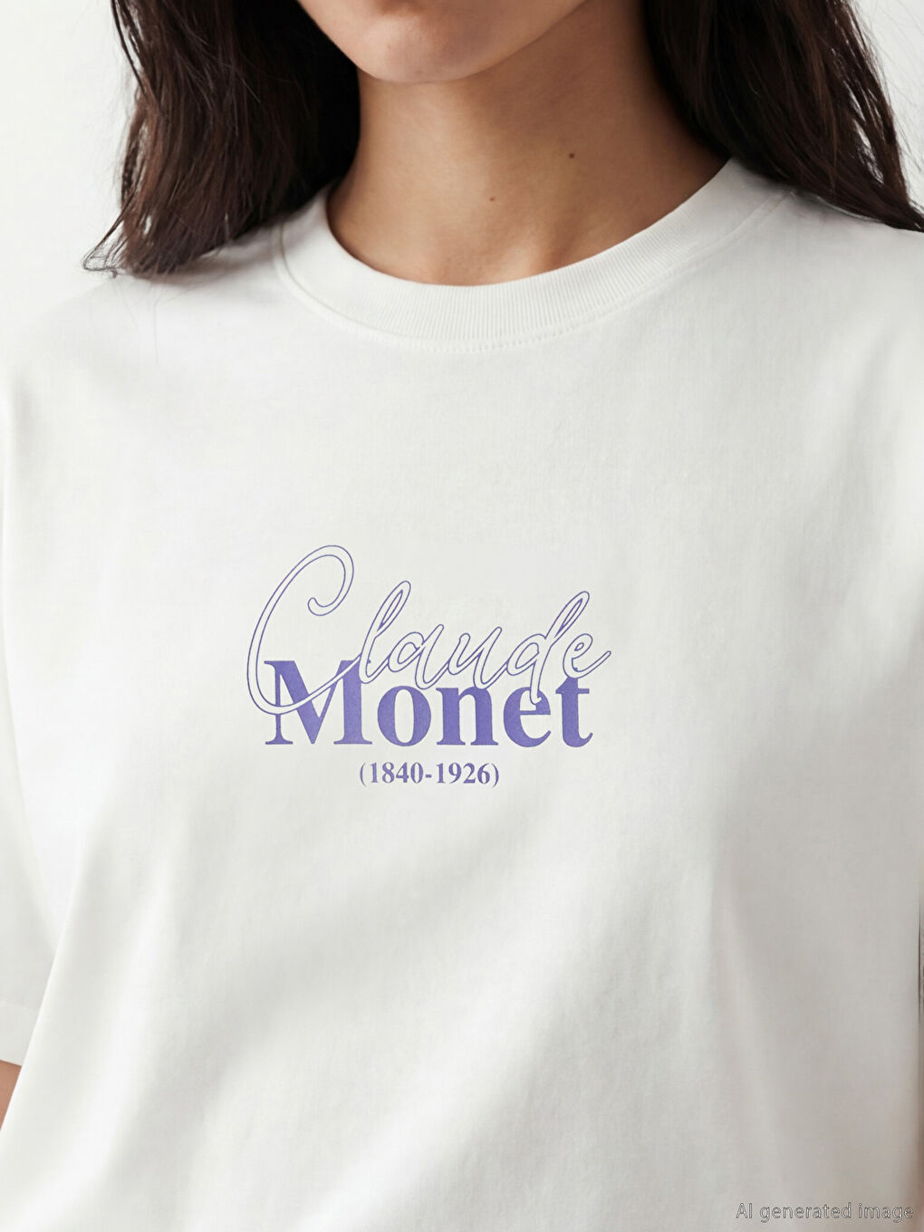 Claude Monet Printed Women's T-Shirt-2