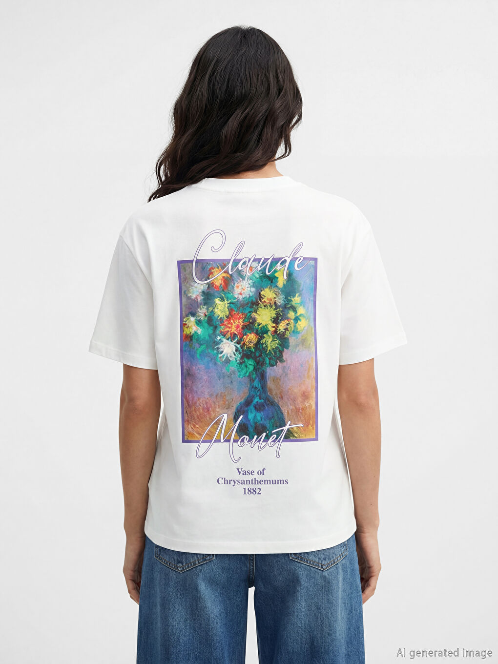 Claude Monet Printed Women's T-Shirt-3