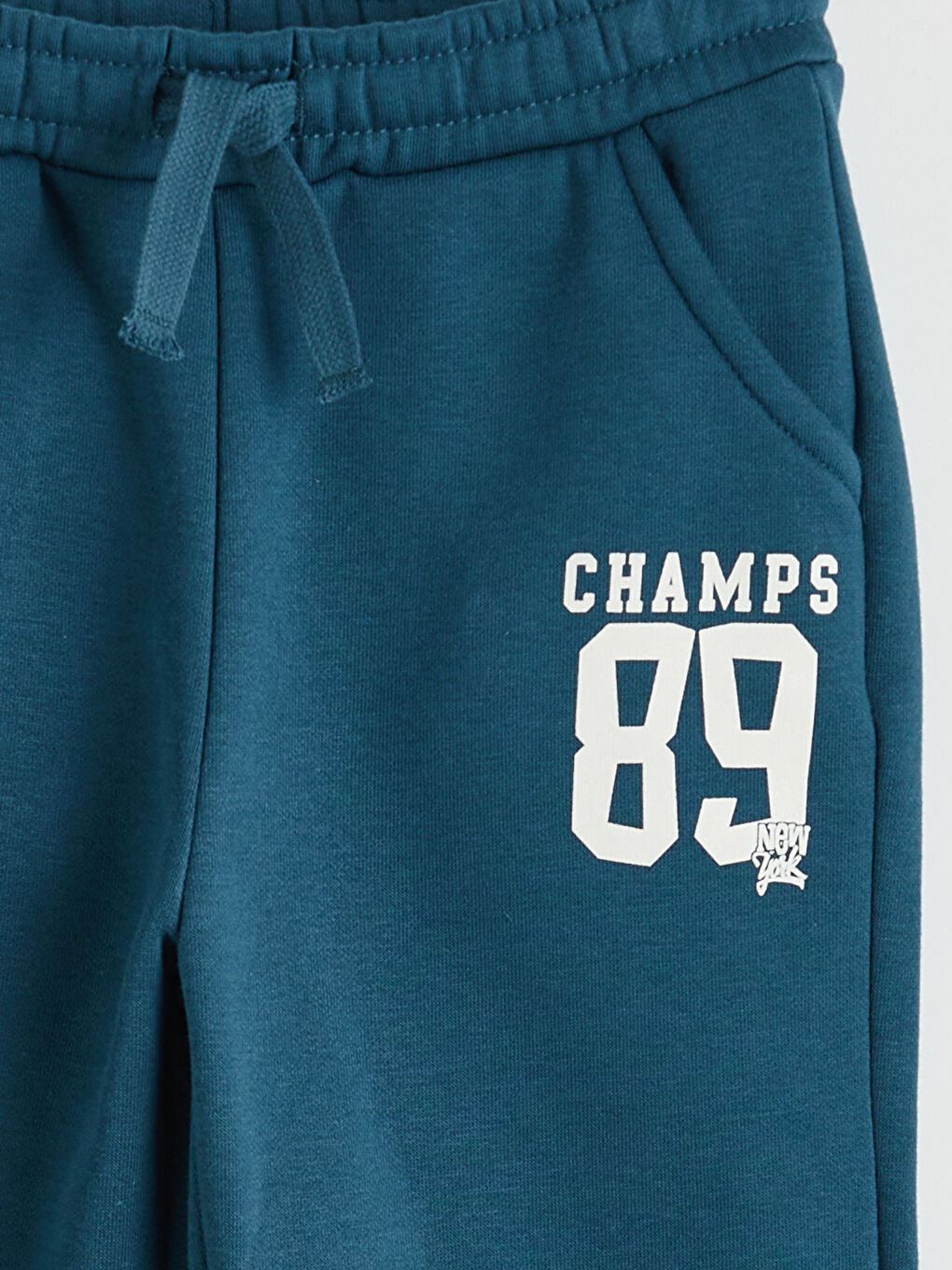 Petrol Regular Fit Baskılı Erkek Çocuk Eşofman Altı-2