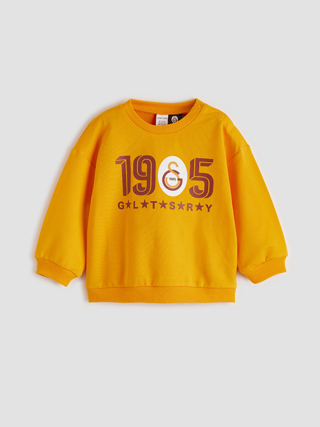 Turuncu Galatasaray Baskılı Erkek Bebek Eşofman Takım-1
