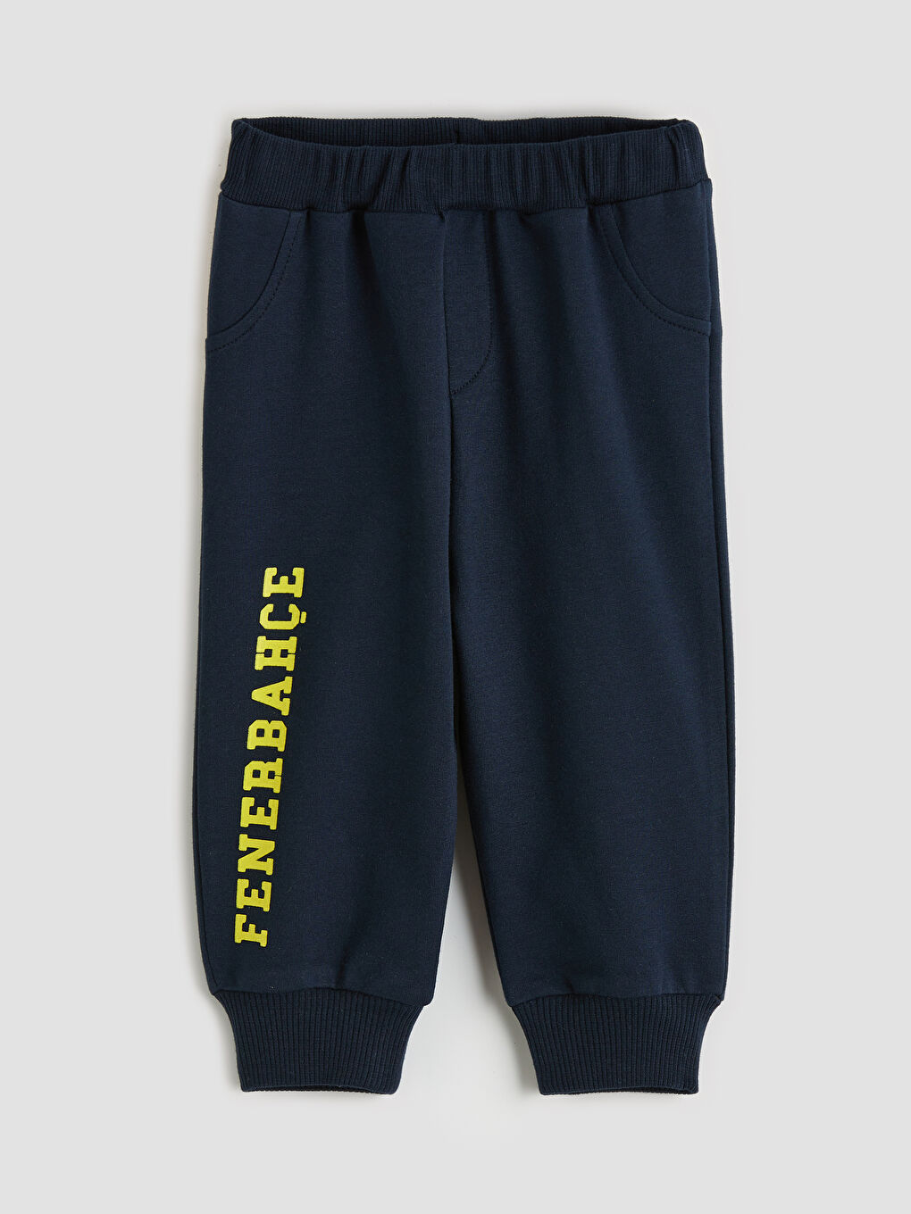 Sarı Fenerbahçe Lisanslı Erkek Bebek Eşofman Takımı-2