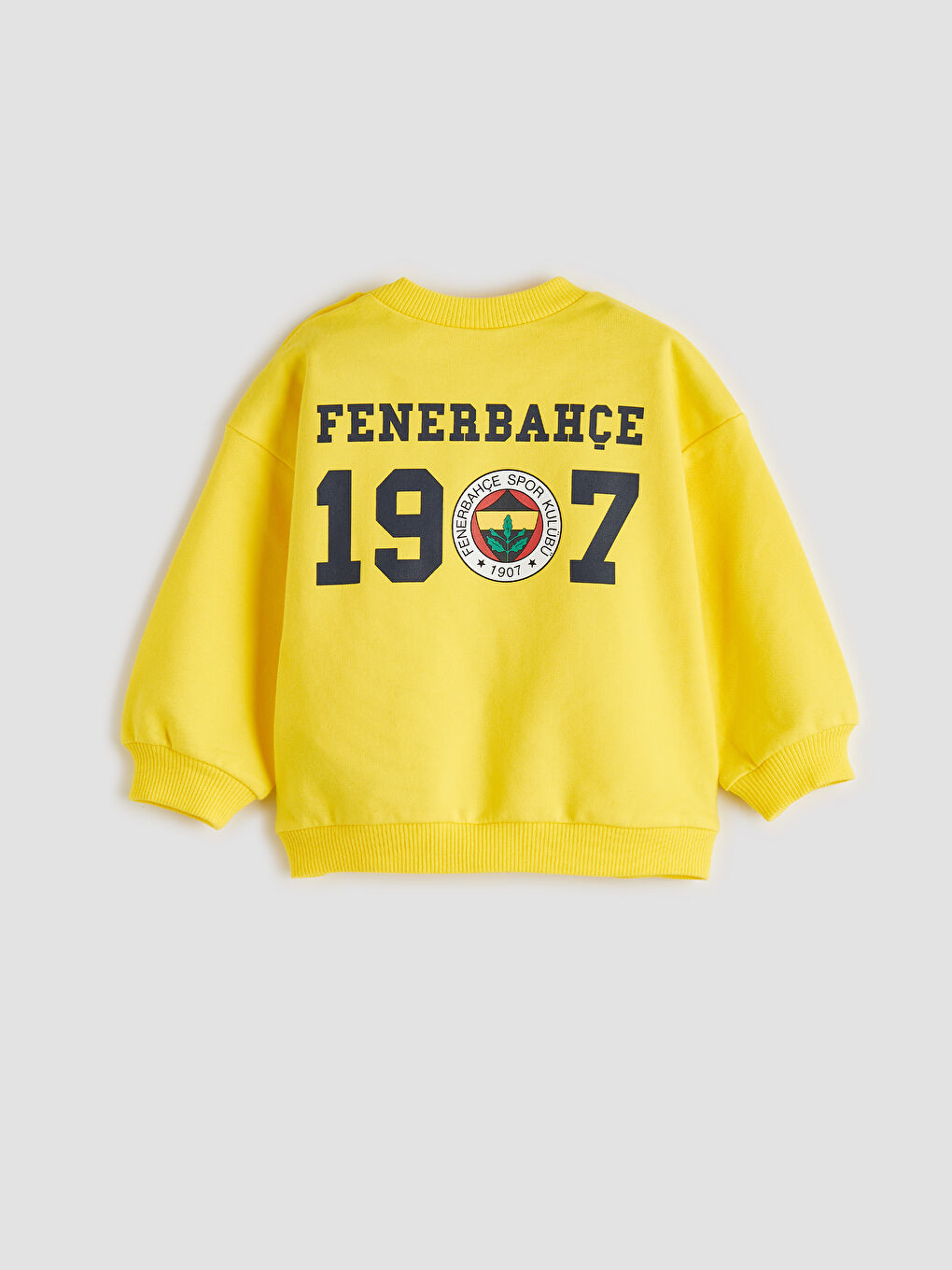 Sarı Fenerbahçe Lisanslı Erkek Bebek Eşofman Takımı-5
