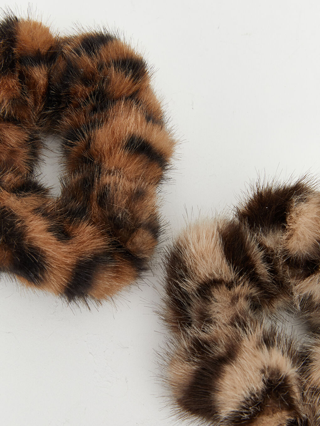 Karışık Leopar Desenli Kadın Toka 2'li-1