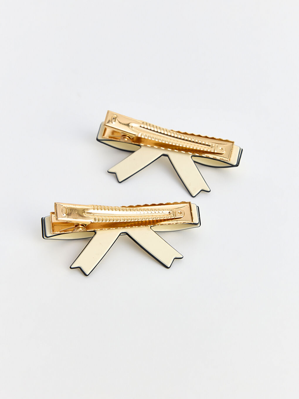 Karışık Fiyonk Desenli Kadın Toka Seti 2'li-1