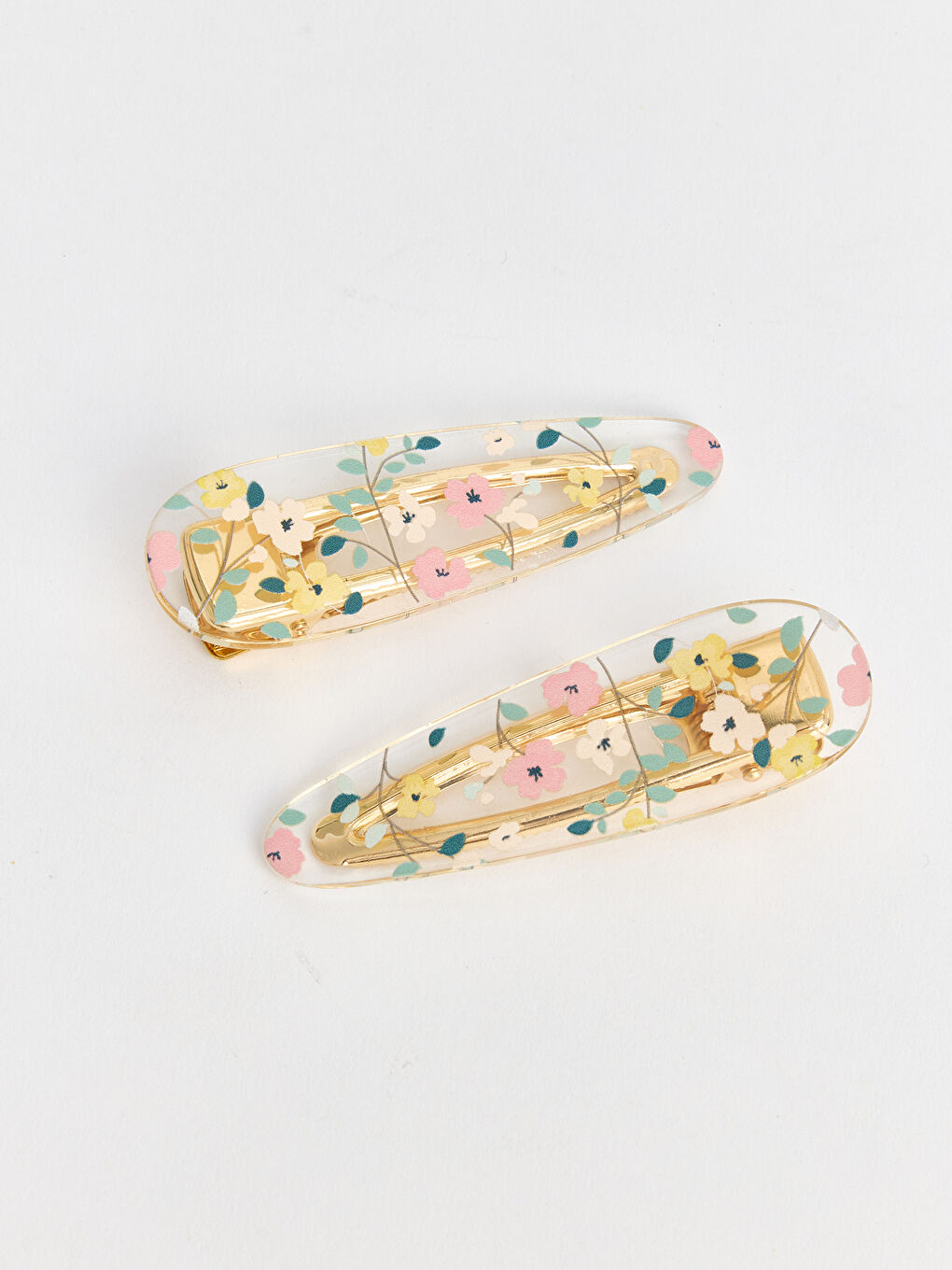 Karışık Desenli Kadın Toka Seti 2'li