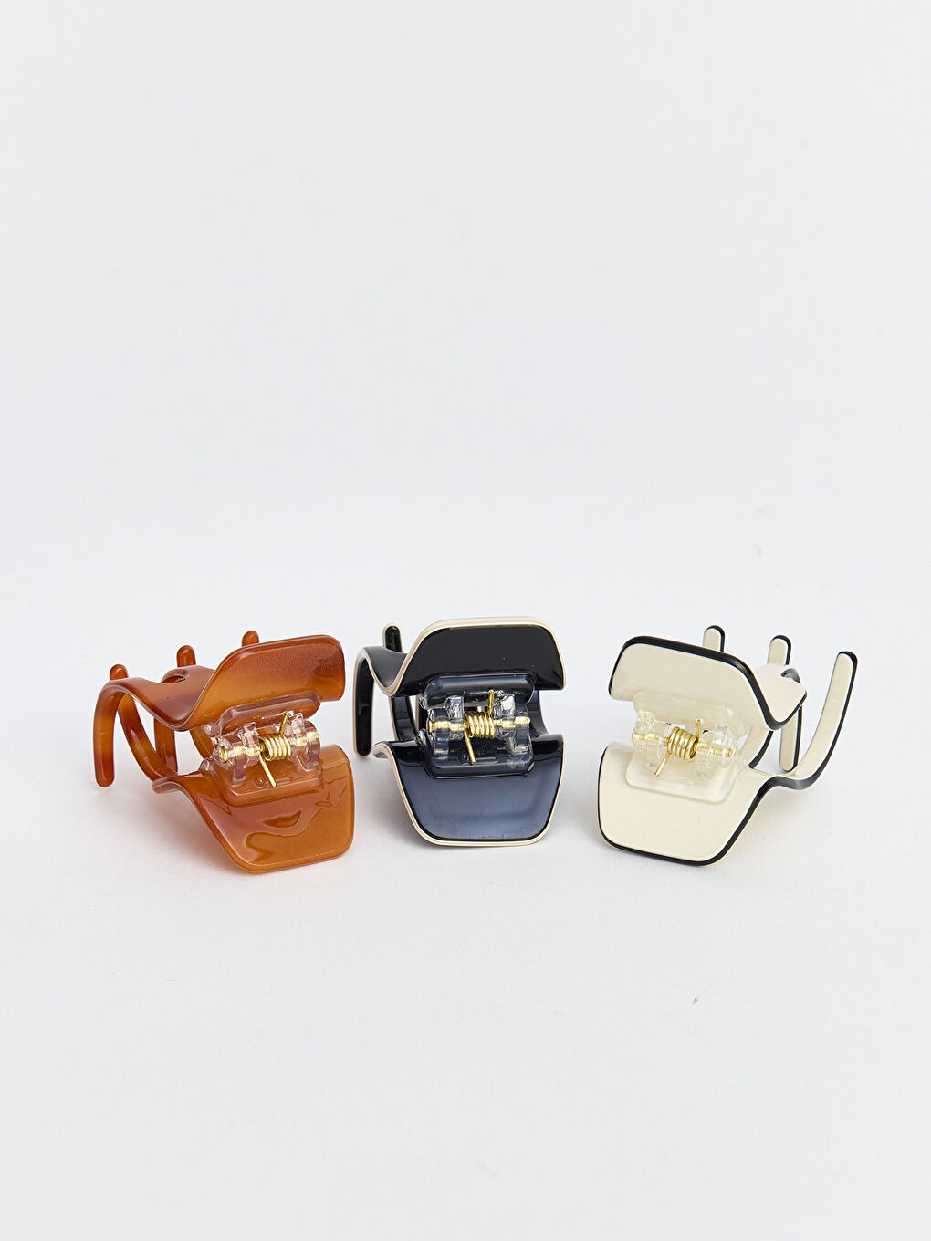 Karışık Kadın Mandal Toka Seti 3'lü-1