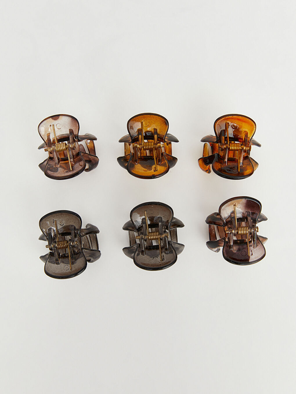 Karışık Desenli Kadın Mandal Toka Seti 6'lı-2