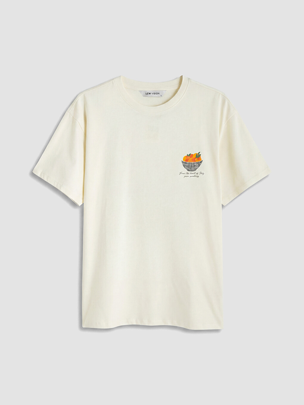 Woman Ecru T-shirt-4