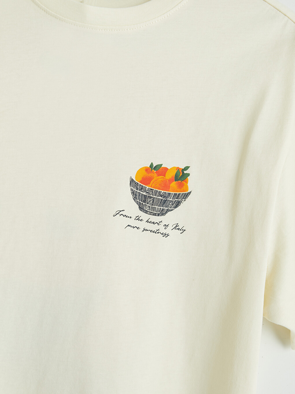 Woman Ecru T-shirt-5