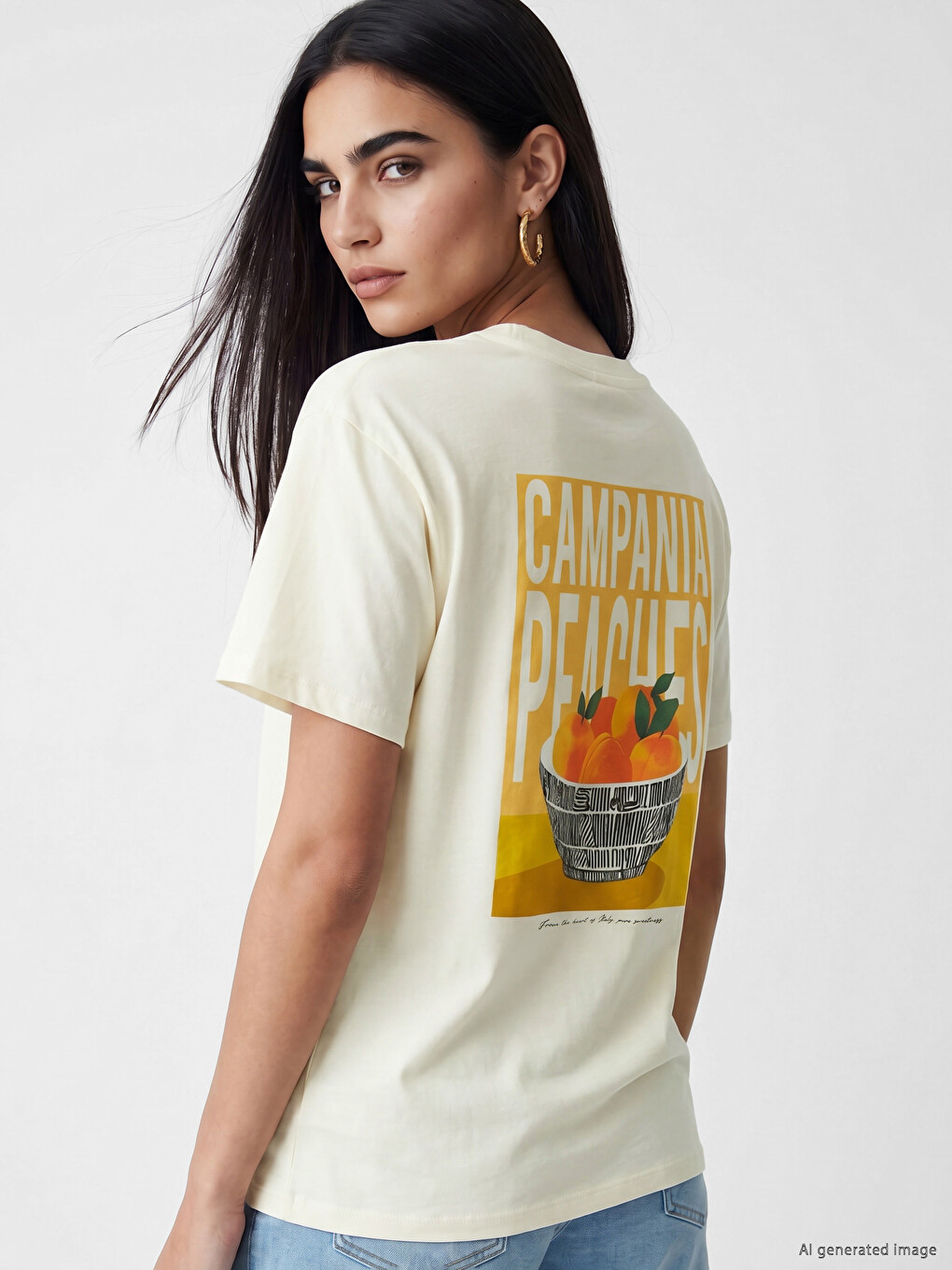 Woman Ecru T-shirt