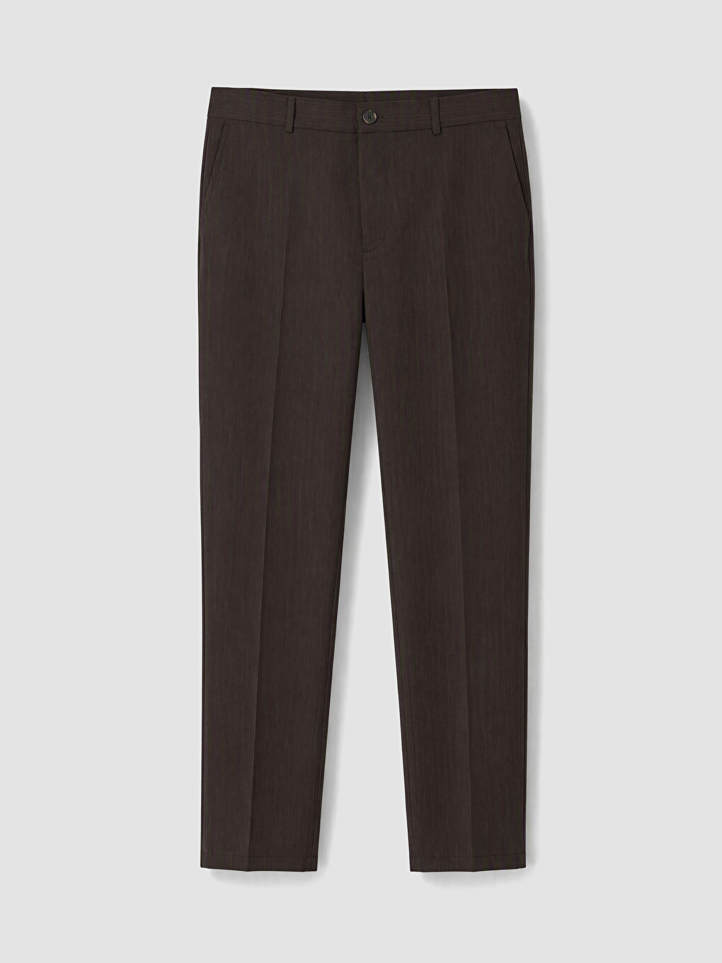 Standard Fit Pleated Men's Fabric Trousers-4