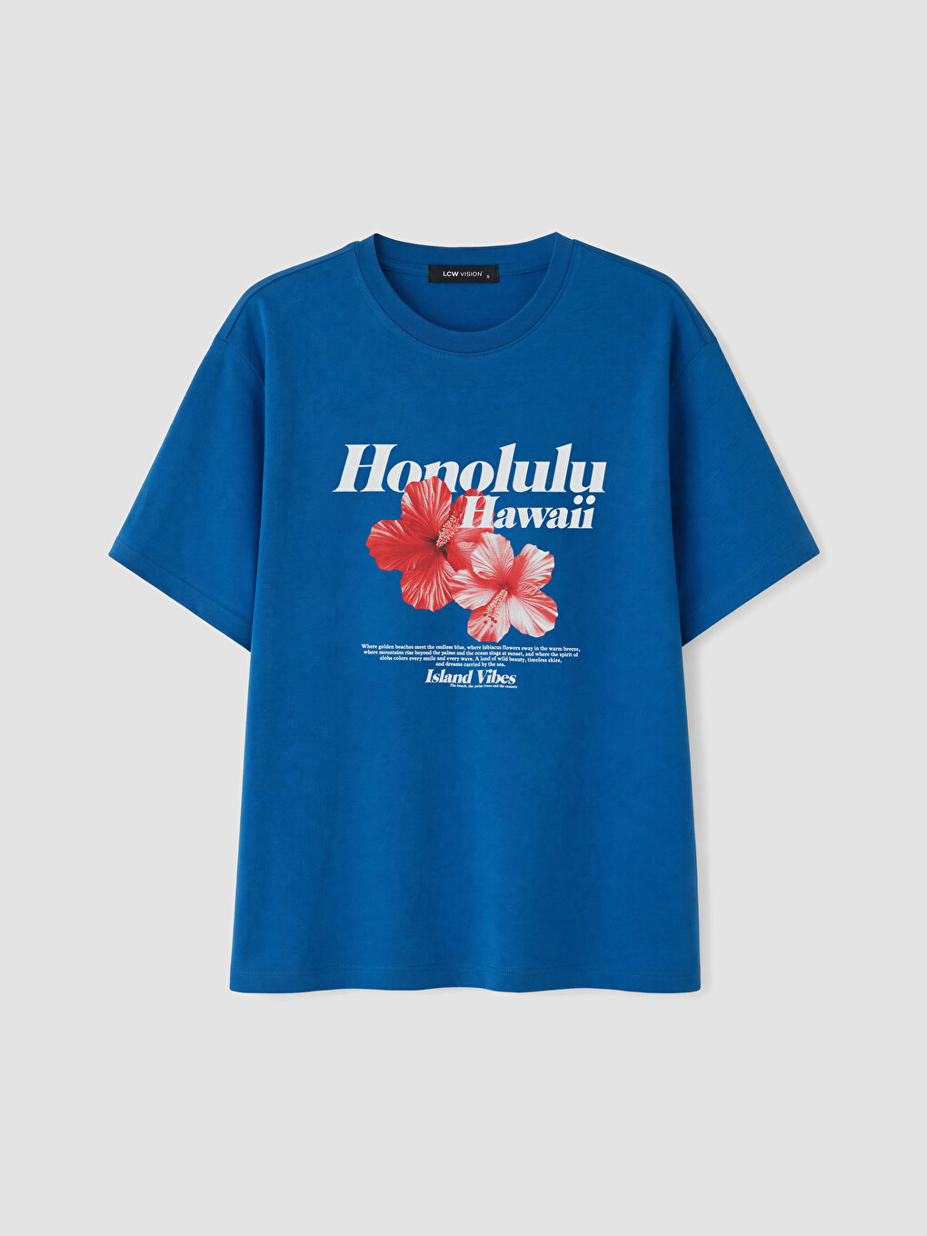 Жінка Синій Футболка-4