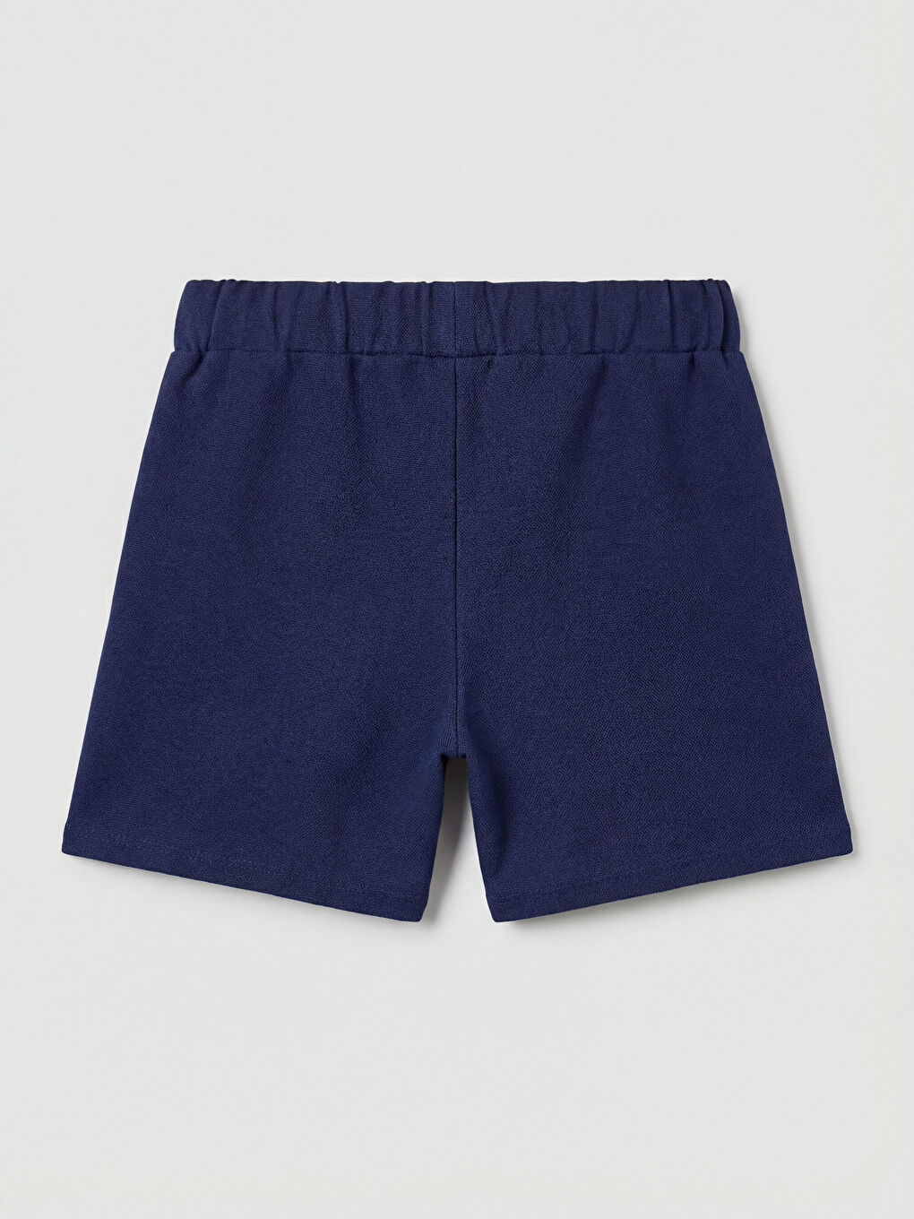 Mavi Bebe Yaka Çizgili Kız Çocuk Gömlek ve Şort Etek-4