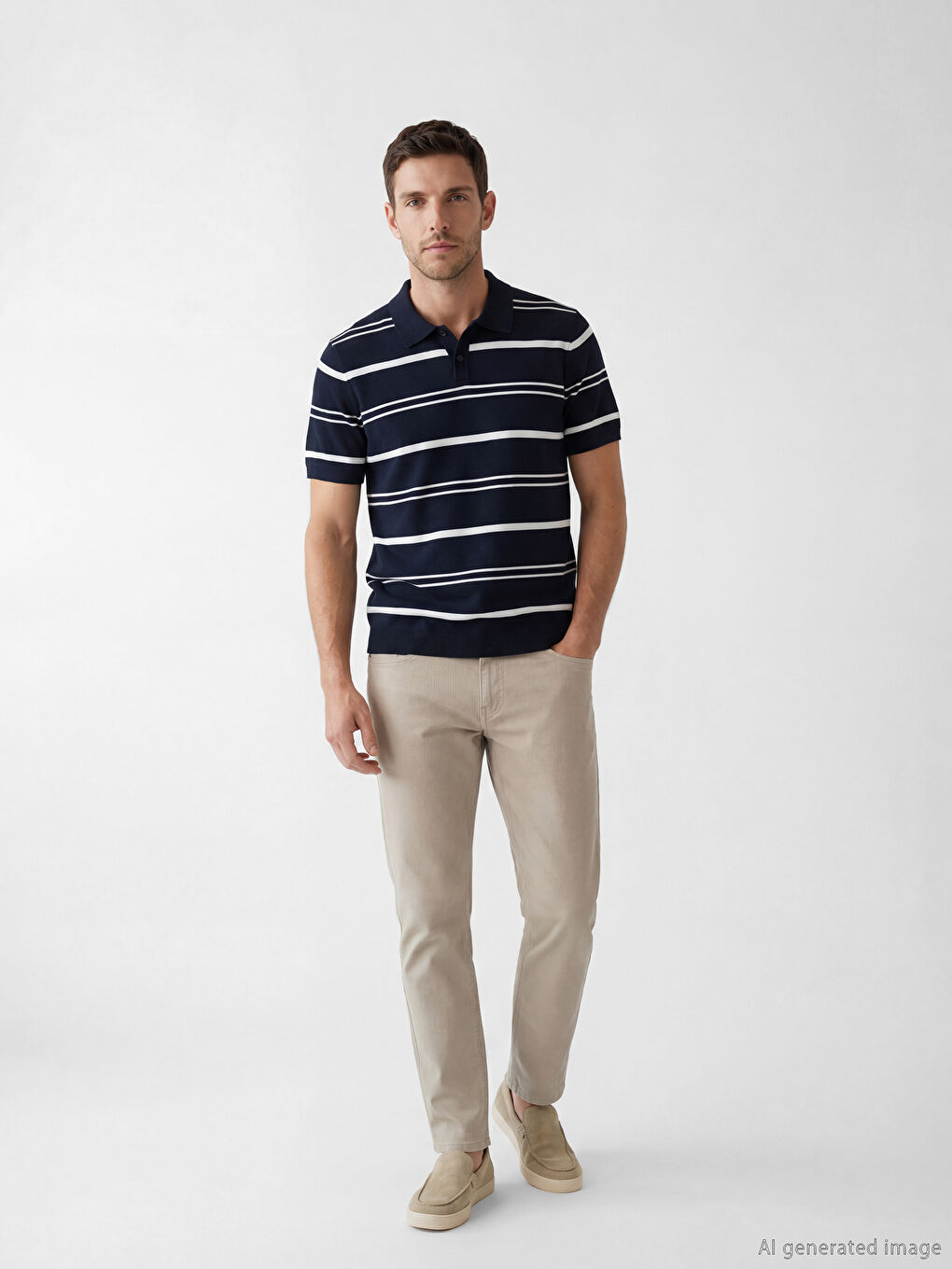 Man BEIGE Chino Trousers