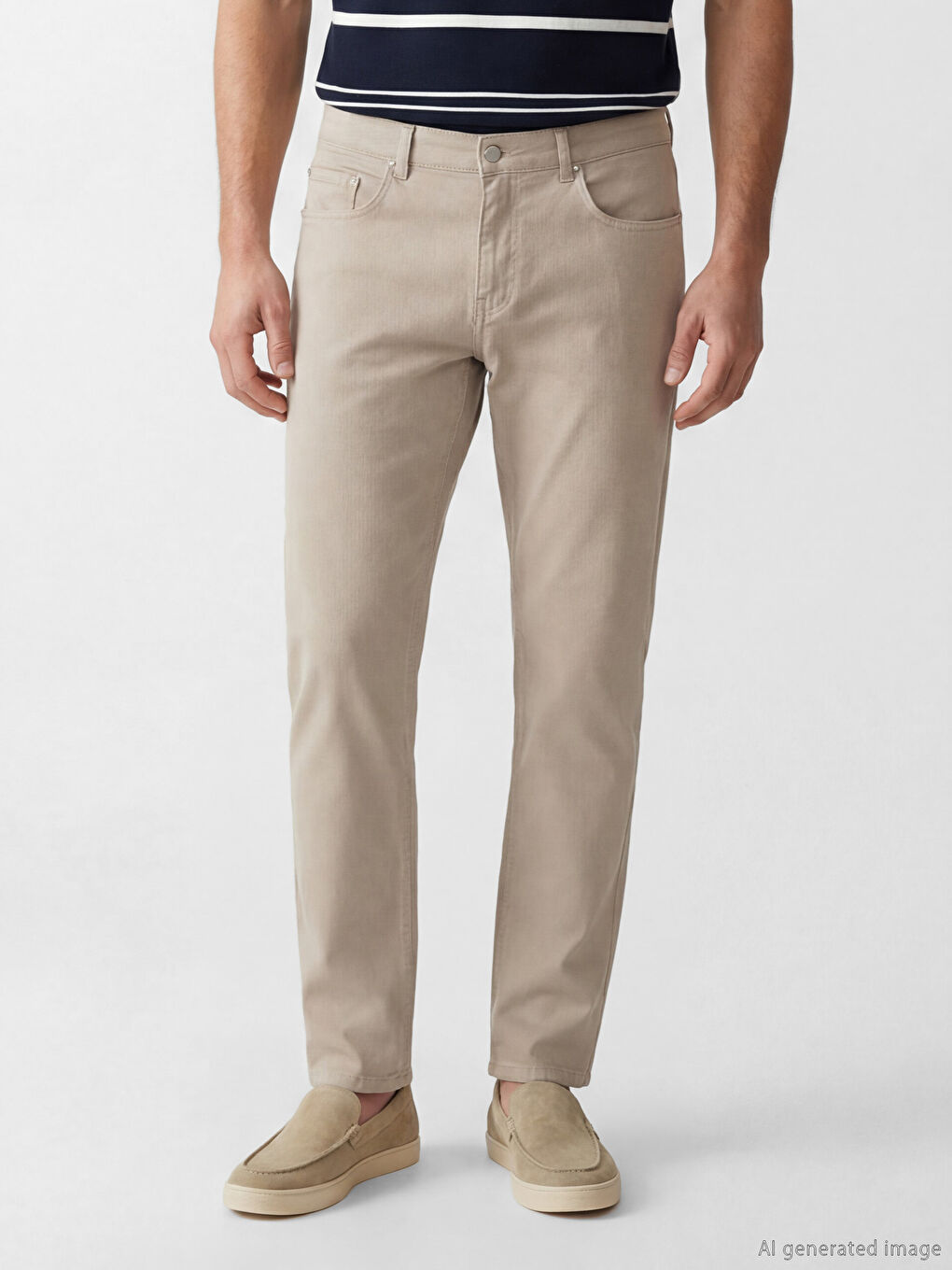 Man BEIGE Chino Trousers-1
