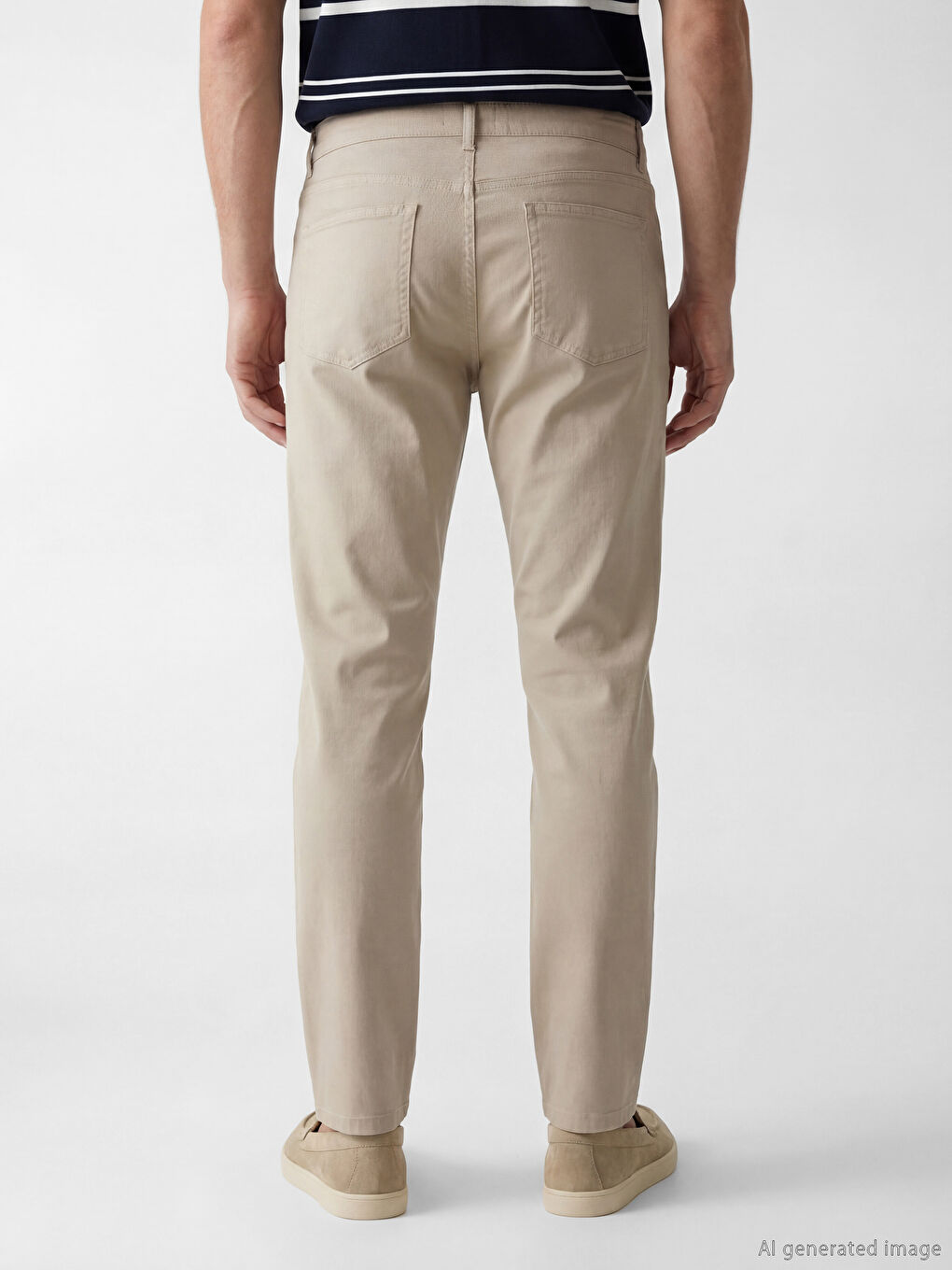 Man BEIGE Chino Trousers-2