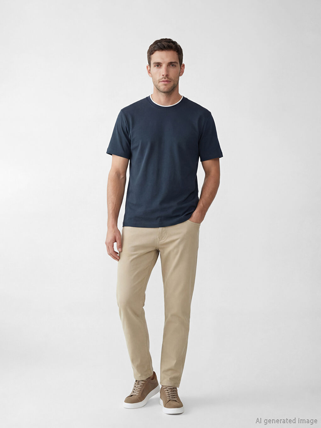 Slim Fit Men's Chino Trousers