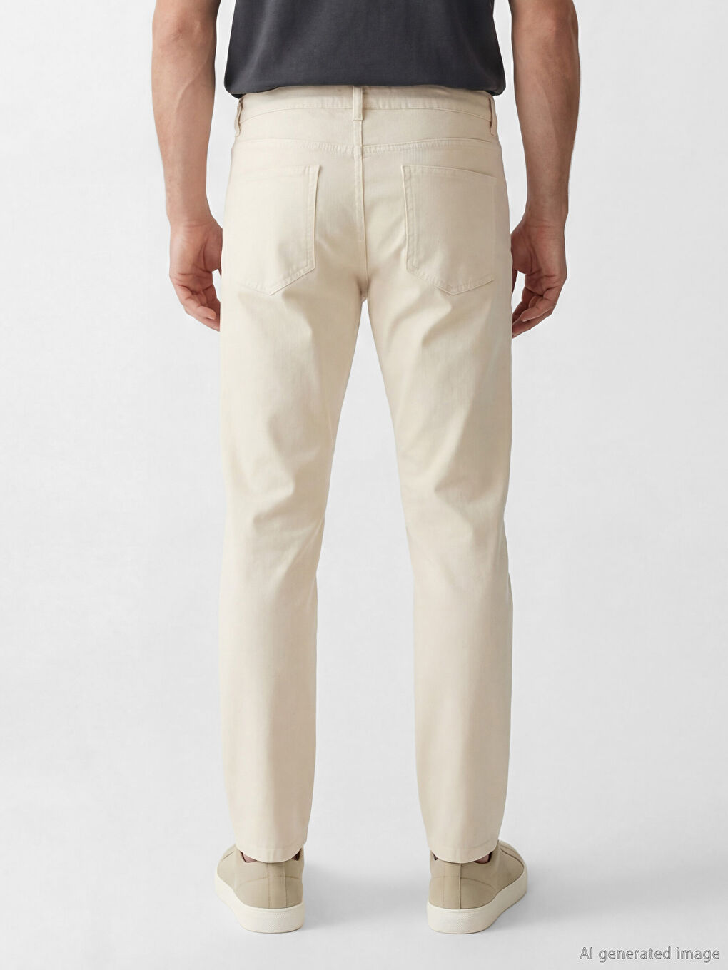بنطال تشينو بيج فاتح / ايكرو رجل-2