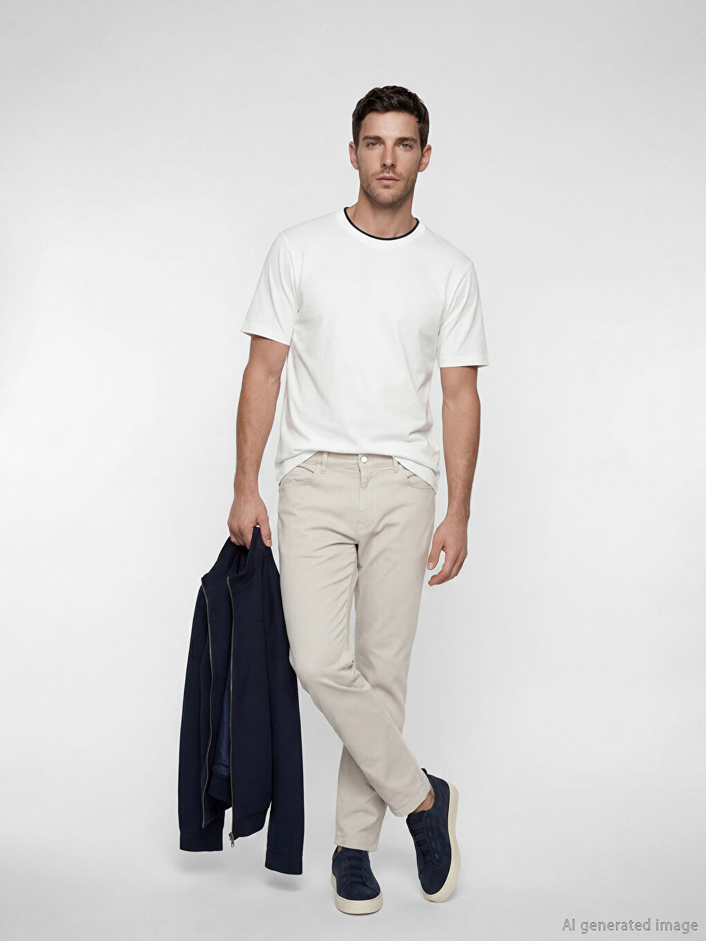 Man BEIGE Chino Trousers
