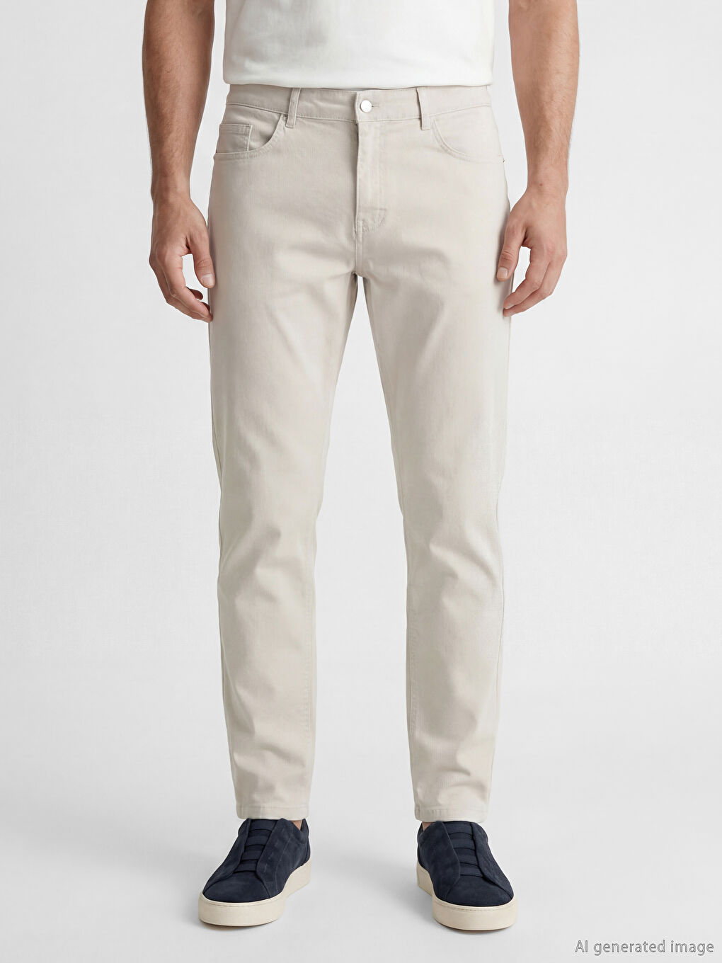 Man BEIGE Chino Trousers-1