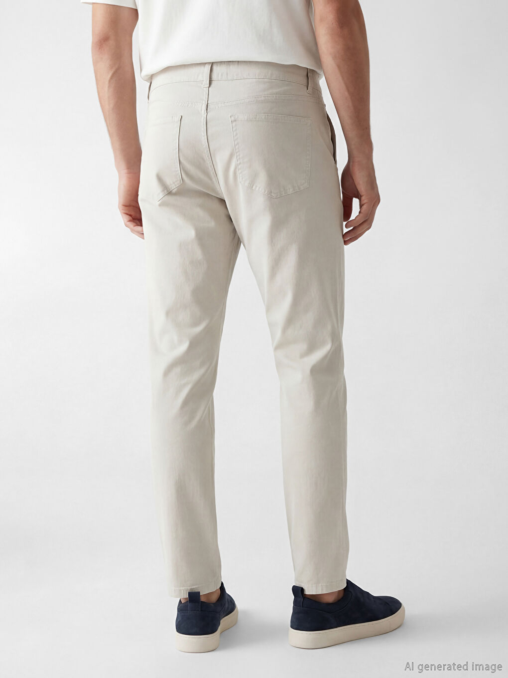 Man BEIGE Chino Trousers-2