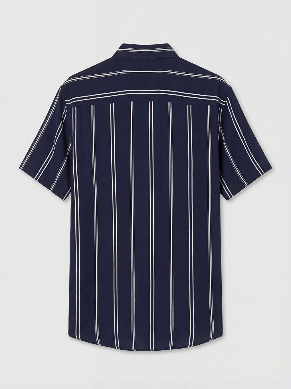 Chemise Homme À Rayures En Viscose Coupe Régulière-5
