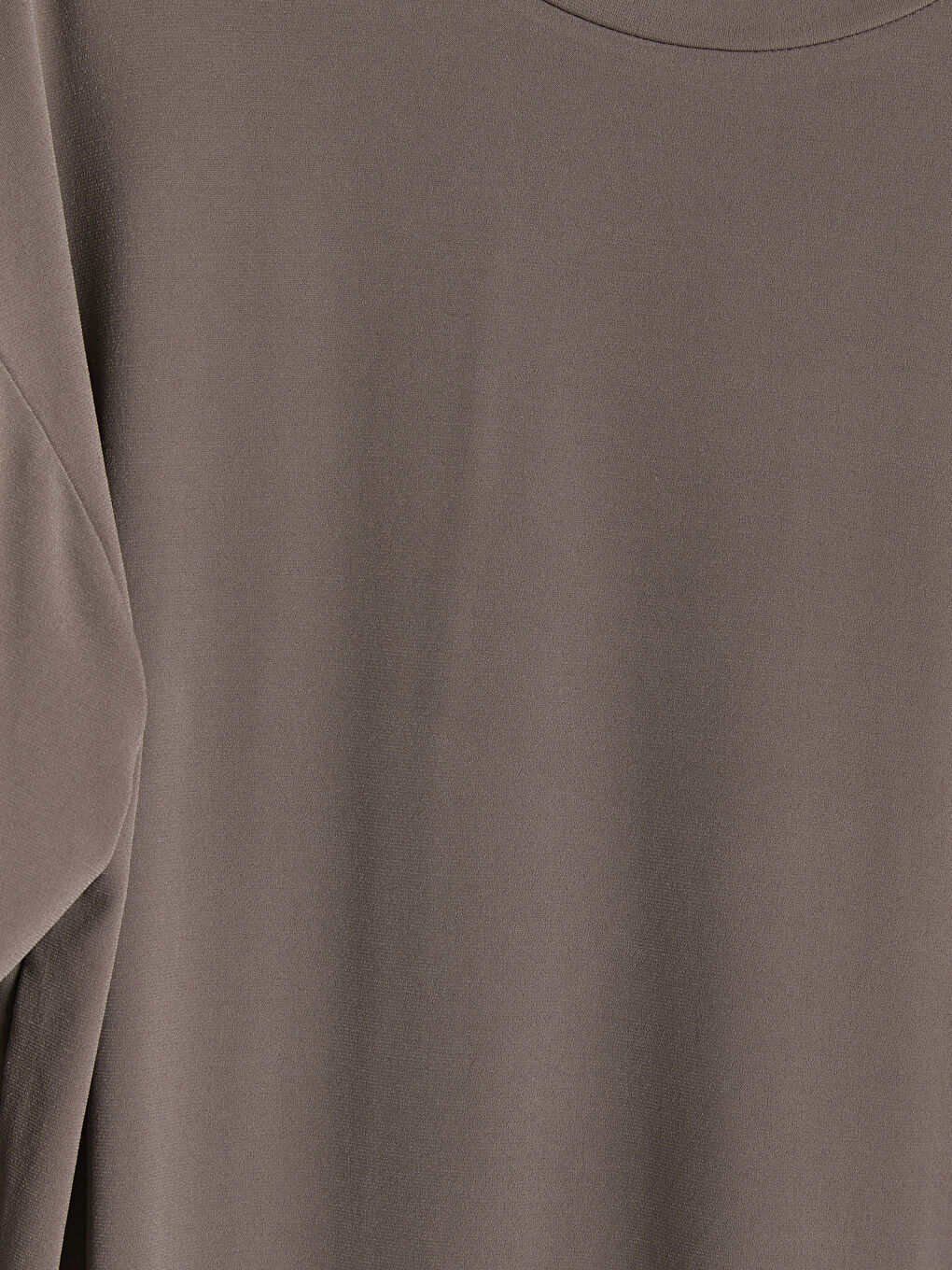 Kahverengi Bisiklet Yaka Bluz-2