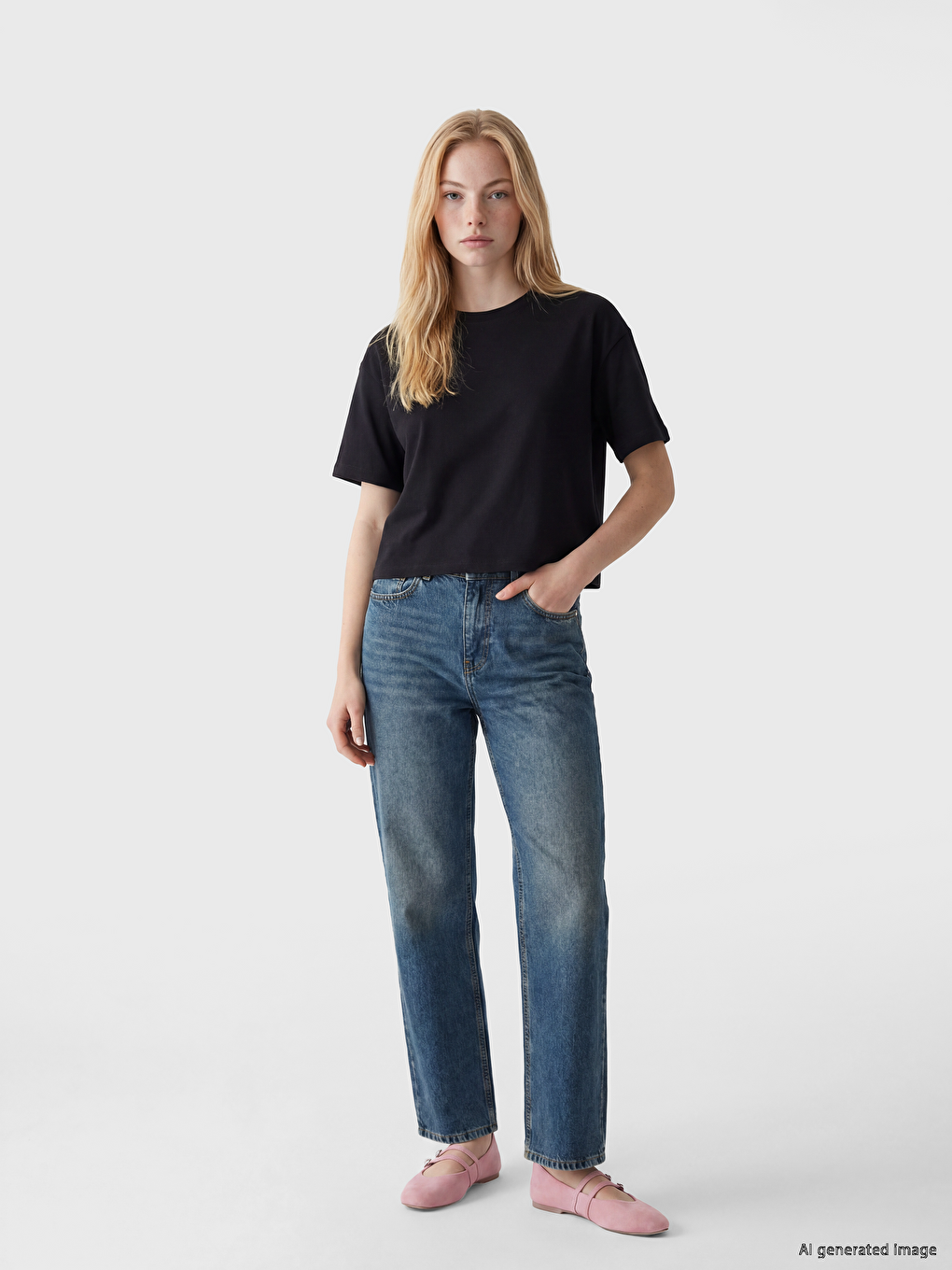 Crew Neck Soft Touch Women's T-Shirt-1