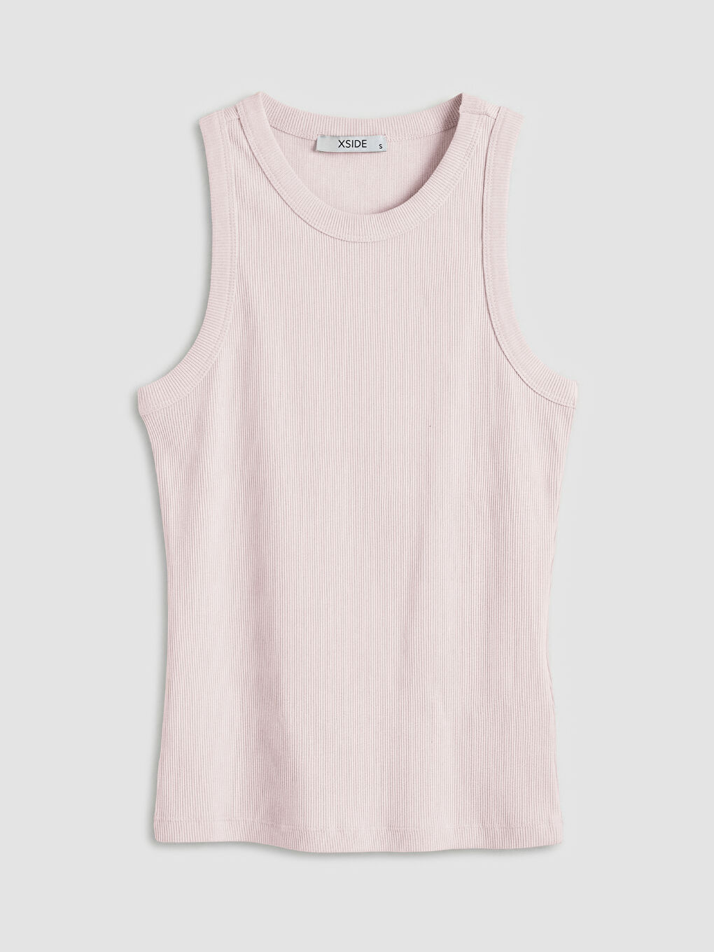 Pembe Bisiklet Yaka Kadın Atlet