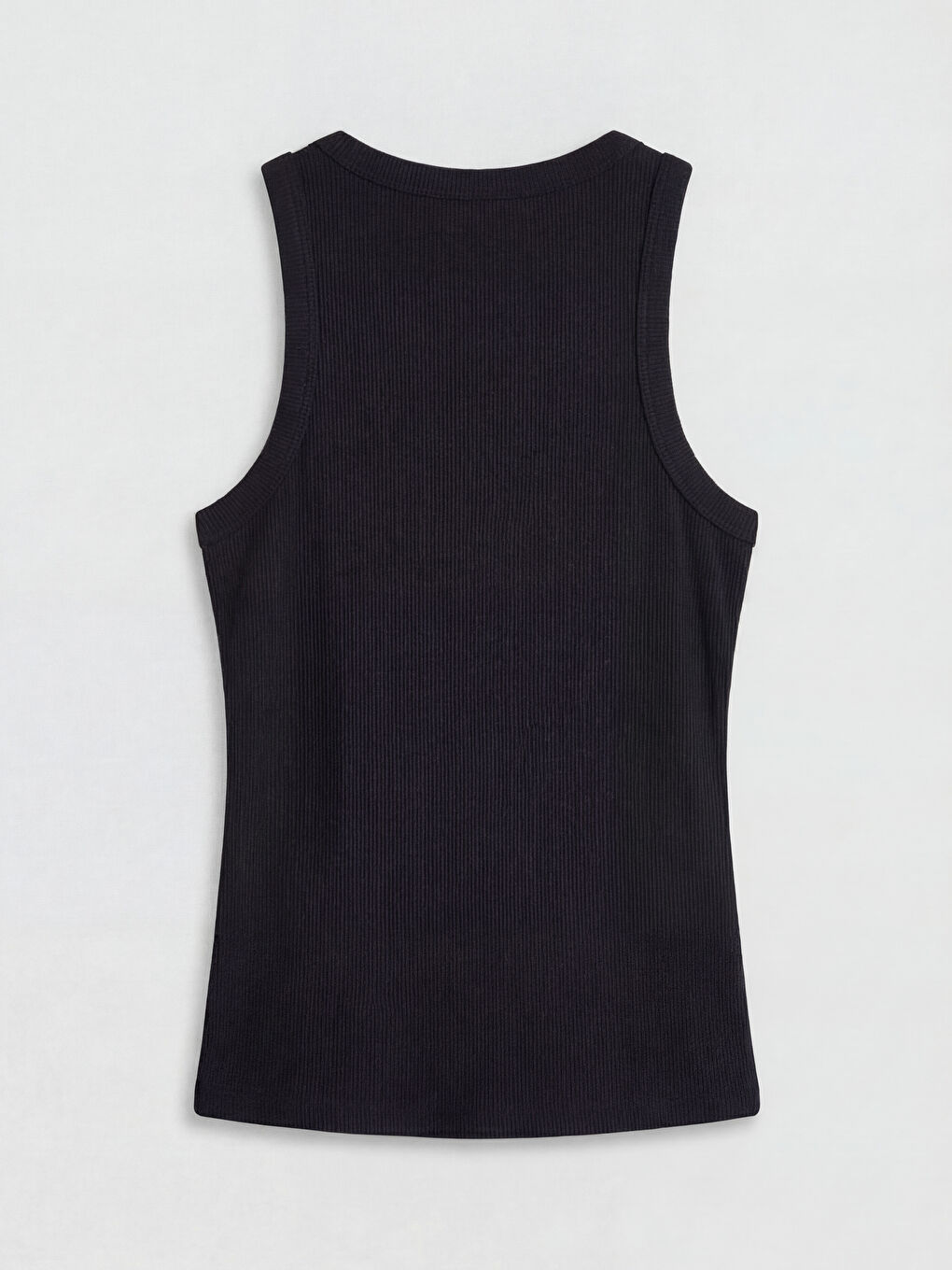 Siyah Bisiklet Yaka Kadın Atlet-1