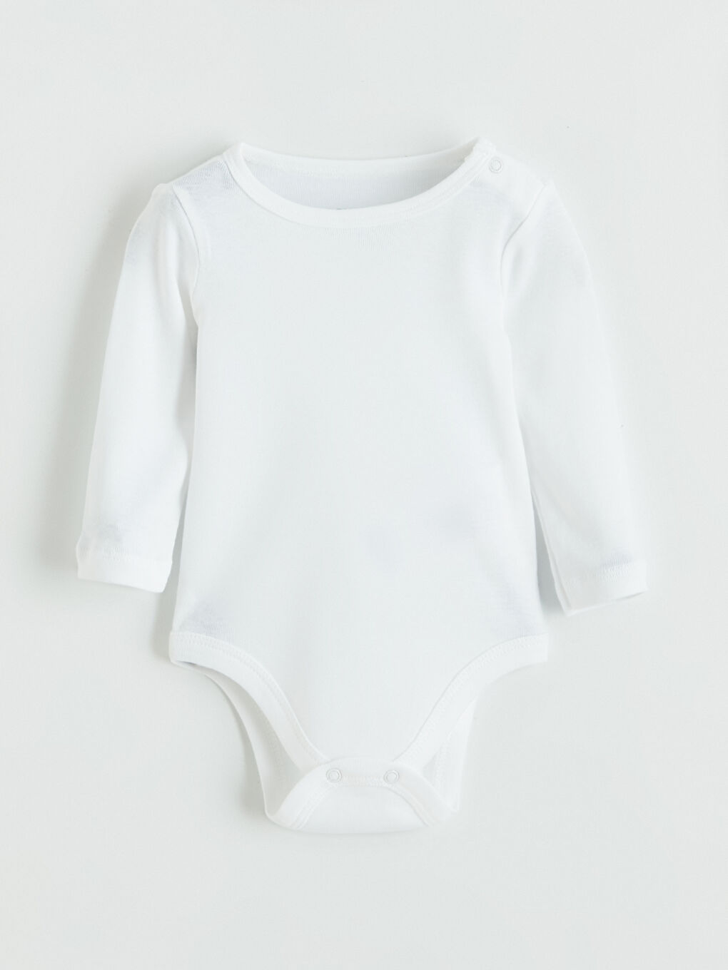 Bej Bisiklet Yaka Erkek Bebek Çıtçıtlı Body 2'li-1